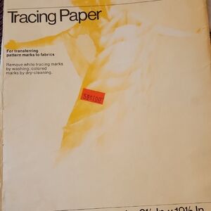 Singer Vintage Tracing Paper for Fabric 2 Packages